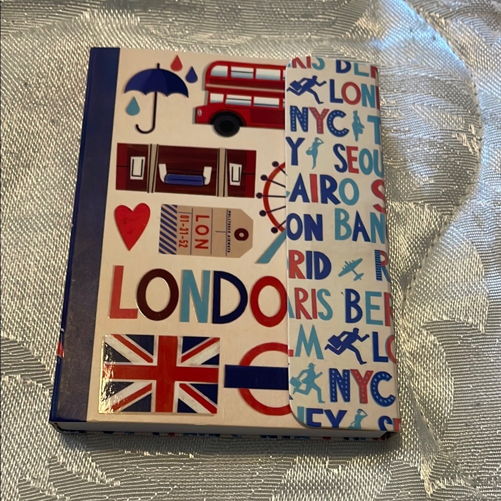 Mini London Colorful Travel-Themed Notebook